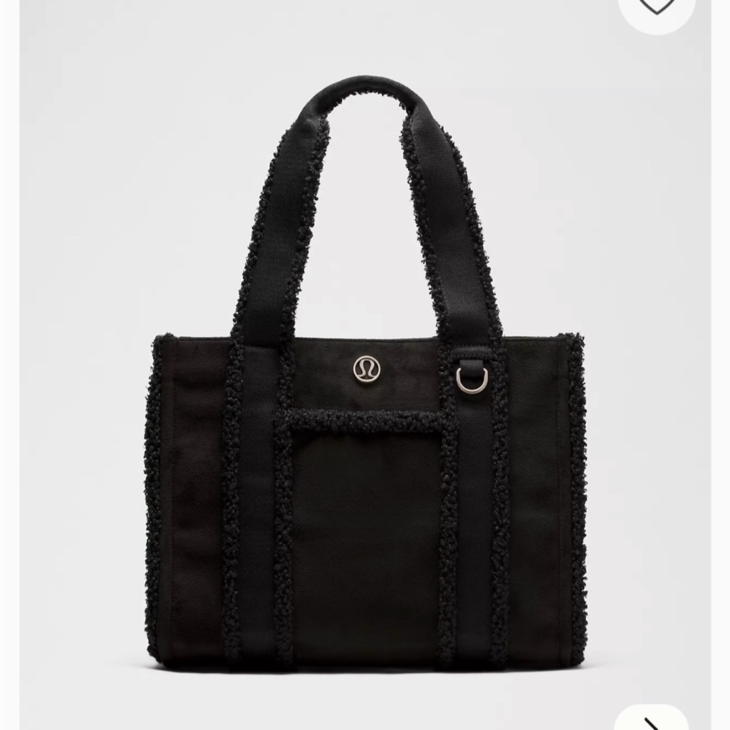 Lululemon Athletica Textured Black Tote
